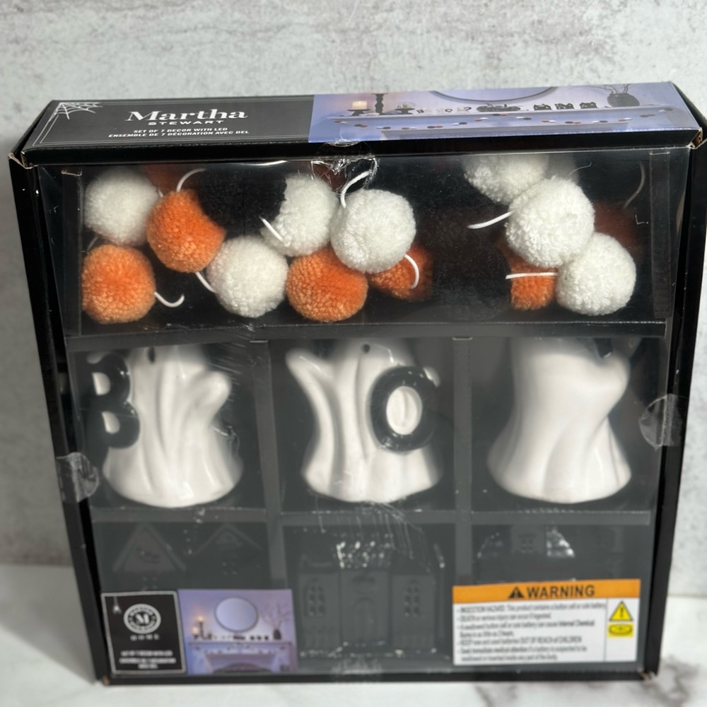 Martha Stewart 7Pc Mantel Set